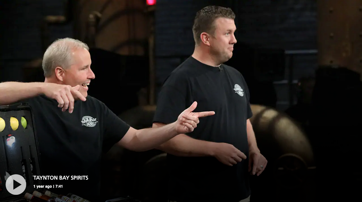 Watch Taynton Bay Spirits on Dragon's Den!
