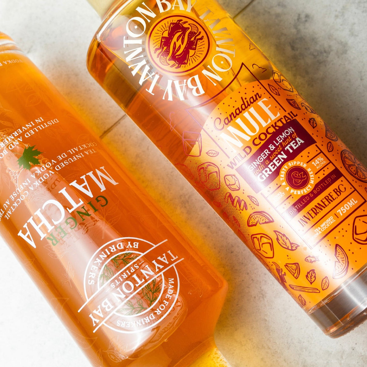 Canadian Mule Ginger Matcha Tea Infused Cocktail Taynton Bay Spirits